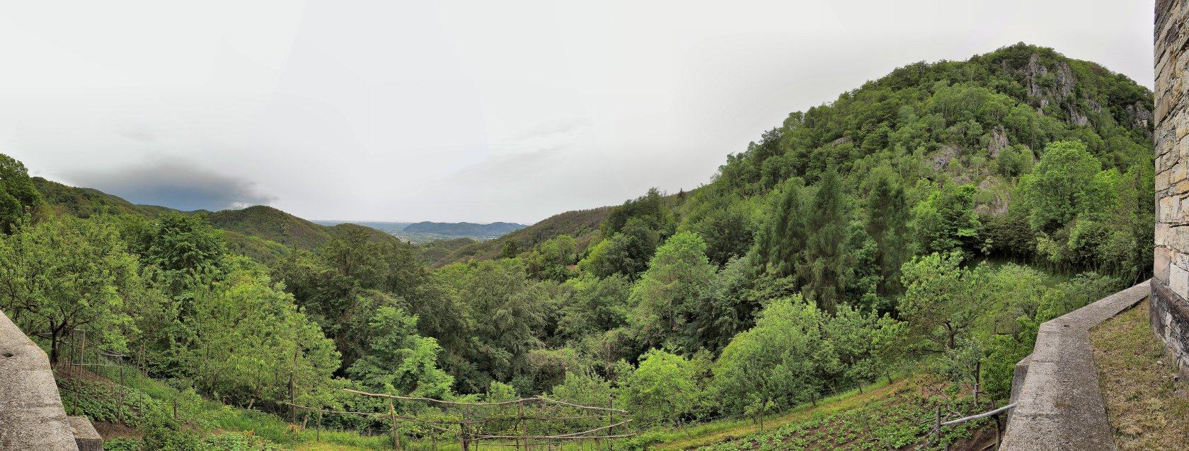 Colma frazione panoramica di Valduggia